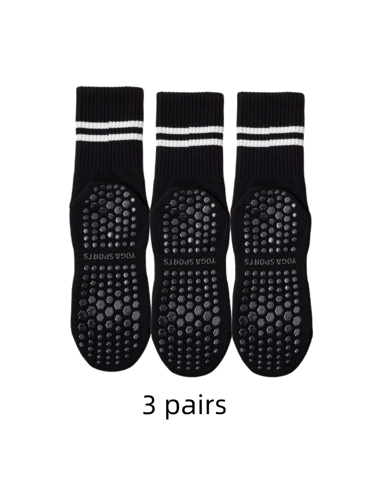 3 pares de meias de ioga, meia - Medias Para Pilates Y Yoga avaliação e preço