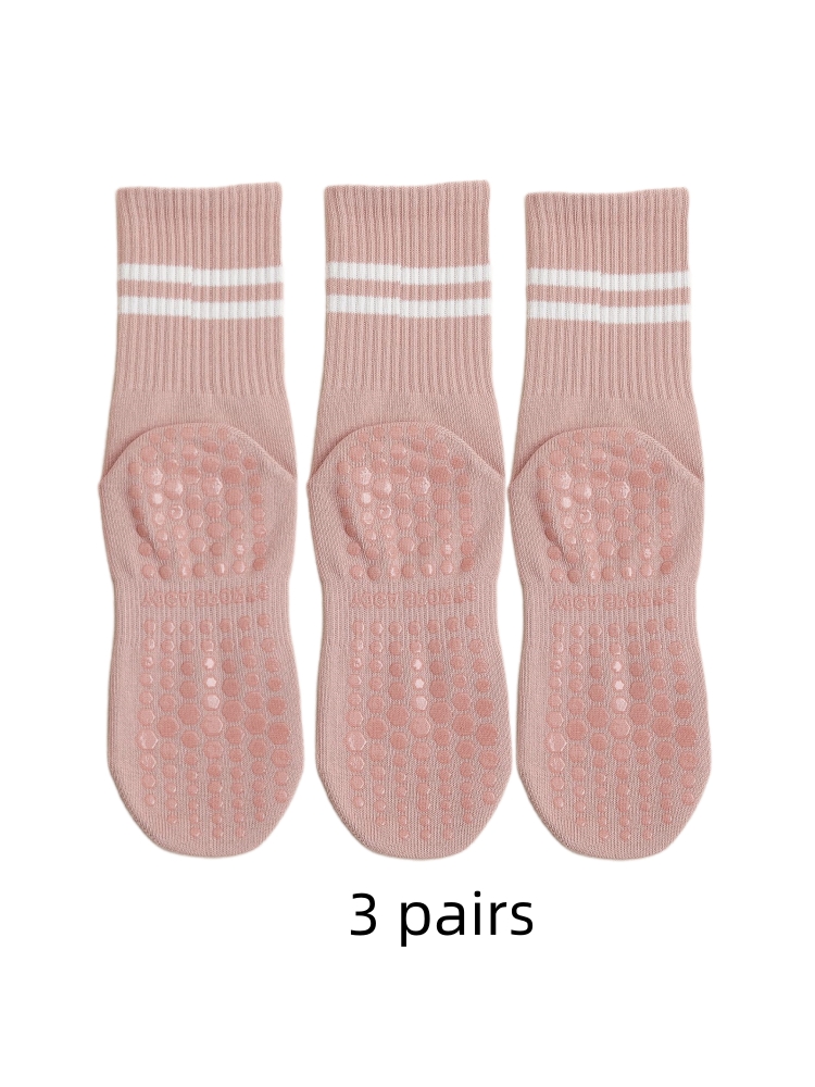 3 pares de meias de ioga, meia - Medias Para Pilates Y Yoga avaliação e preço