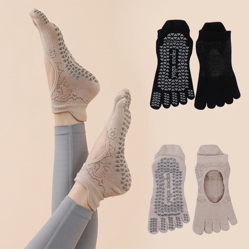 Mulheres Yoga Toe Socks Alta Q - Medias Para Pilates Y Yoga avaliação e preço