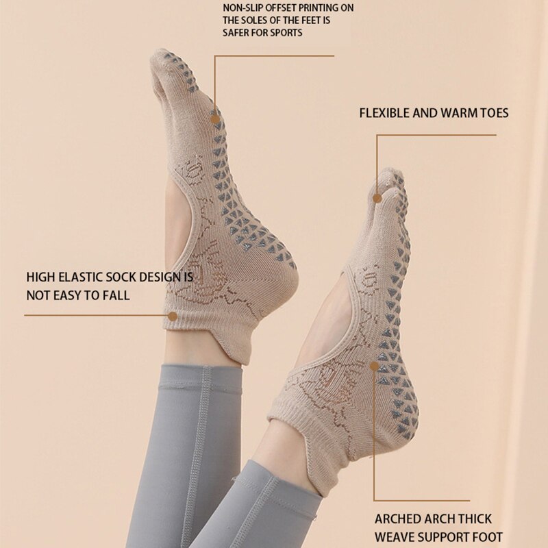 Mulheres Yoga Toe Socks Alta Q - Medias Para Pilates Y Yoga avaliação e preço